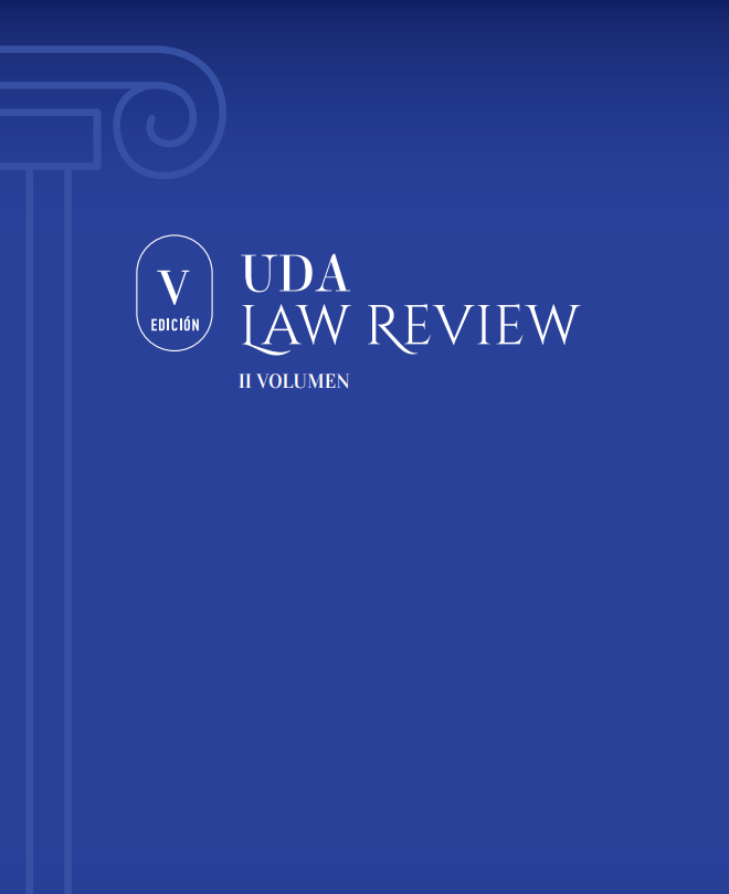 					Afficher No. 5 (2024): UDA LAW REVIEW TOMO V - VOLUMEN 2
				